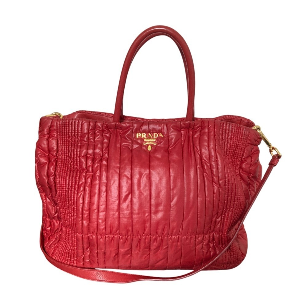 PRADA Red Shoulder Bag